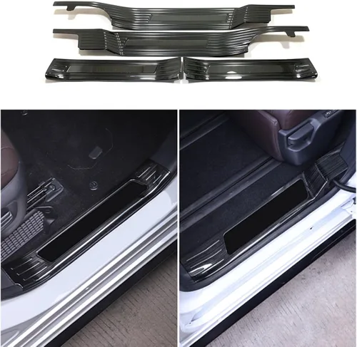 Vista 9 de Accesorios de automóvil compatibles con Toyota Sienna de alta configuración 2021 2022 2023, protector de umbral de puerta, cubierta protectora