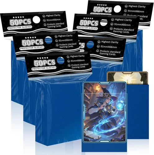 Vista 19 de 1000 unidades de fundas para cartas coleccionables TiopLior, funda mate perfecta para MTG, protector suave para cartas deportivas, funda estándar