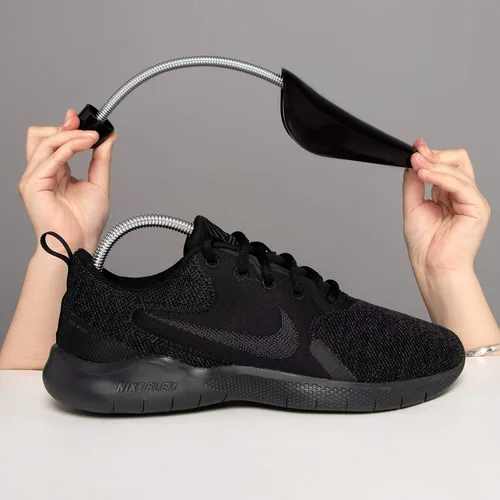 Vista 4 de ZJHSXDR 10 pares de plástico para zapatos de árbol moldeador para hombres (negro)