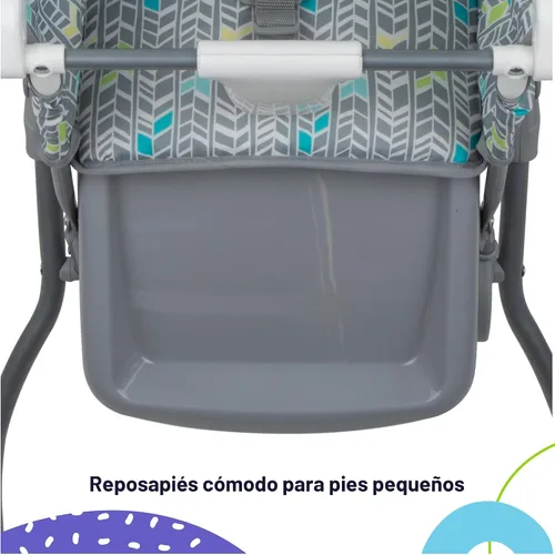 Vista 5 de Cosco Silla alta simple plegable para bebé, Silla alta plegable simple, diseño conveniente, ligero y compacto, Comet