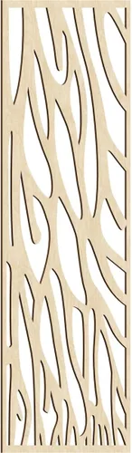 Vista 80 de 9 3/8"W x 24 3/8"H x 1/4"T Bristol Decorativos Paneles de Pared de Madera Calado, Cereza