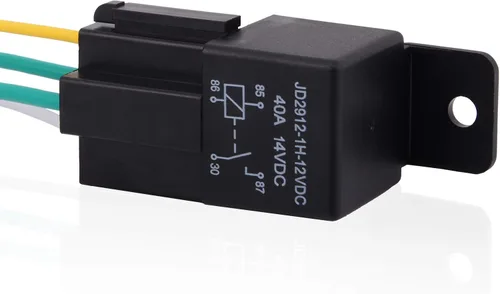 Vista 8 de EHDIS Relé de coche 4 pines 12v 40amp Spst Modelo: JD2912-1H-12VDC 40A 14VDC, interruptores y arrancadores automáticos, paquete de 2