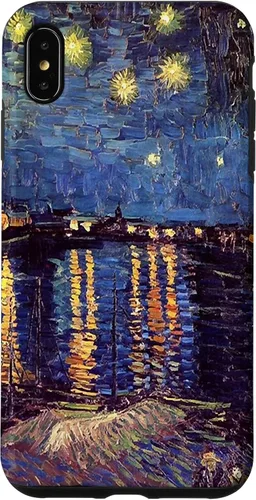 Vista 12 de Starry Night Over The Rhone, Vincent Van Gogh. Funda para iPhone 17