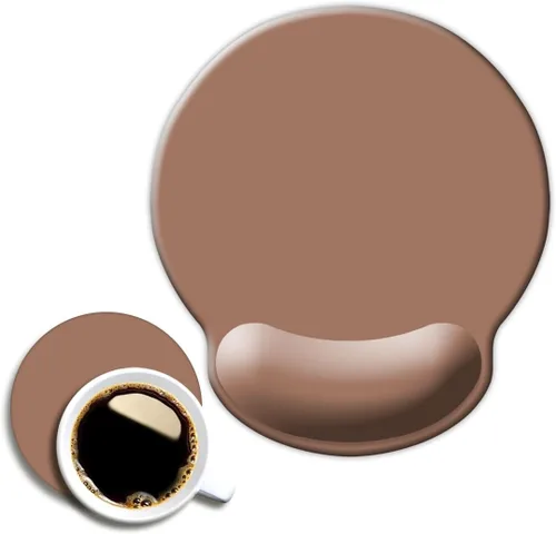 Vista 13 de DOOKE Alfombrilla ergonómica para mouse con soporte de muñeca, bonita almohadilla de muñeca con base de goma antideslizante para computadora