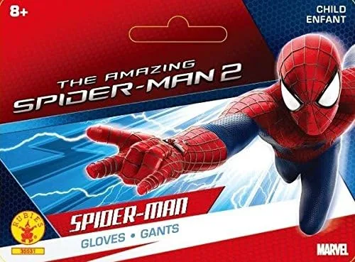 Vista 2 de Rubie's The Amazing Spider-Man 2 - Camiseta para hombre, Guantes, talla única