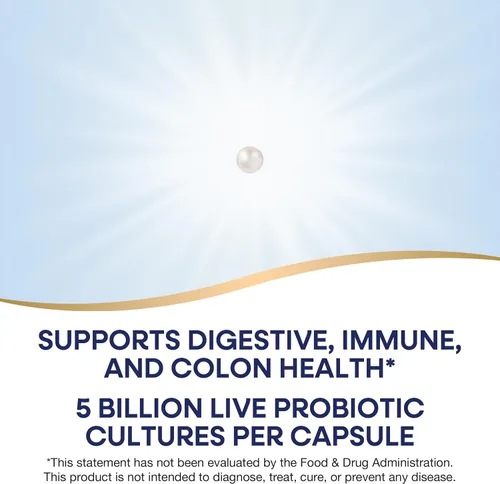 Vista 3 de Perlas de probióticos enzimáticos Probiotic Pearls Max Pontency. 5 mil millones de cultivos activos con triple capa avanzada, 30 unidades Daily
