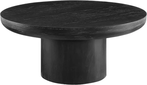 Vista 18 de Mesa auxiliar moderna de madera rústica de 2 niveles, mesas de noche compactas para sala de estar, mesita de noche rectangular minimalista
