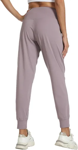 Vista 10 de Kcutteyg - Pantalones deportivos con bolsillos para mujer, diseño suave, ligero y de secado rápido, para entrenamiento, gimnasia, yoga y correr