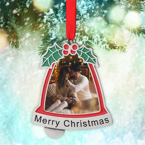 Vista 11 de Adornos personalizados de Navidad 2023 para familia, volantes, árbol de Navidad, decoración de vacaciones, regalo