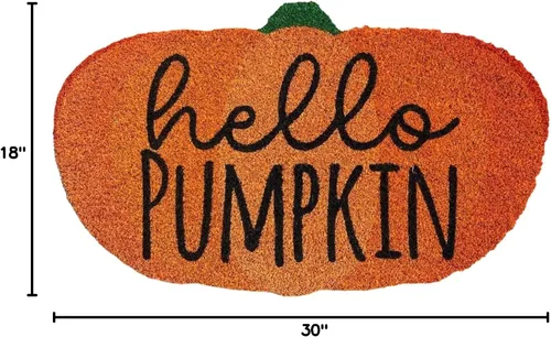 Vista 3 de Briarwood Lane Felpudo Hello Pumpkin Coir Hola calabaza