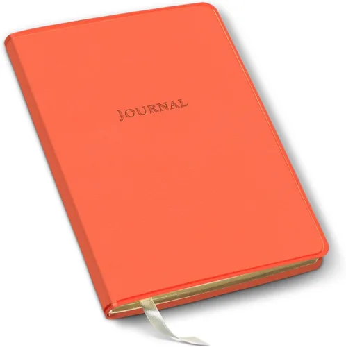 Vista 40 de Diario de cuero Gallery Leather - Elaborado en Maine, EE. UU. - Elegante cuaderno de escritura de cuero con 192 páginas rayadas - Un espacio
