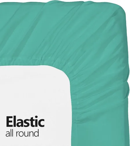 Vista 6 de Juego de sábanas Crescent Bedding de 100% algodón, extralargas, suaves y cómodas para cama de dos plazas