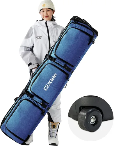 Vista 9 de Bolsa de snowboard con ruedas XCMAN de longitud ajustable
