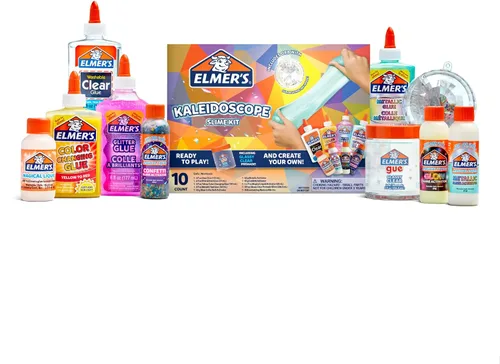 Vista 11 de Elmer's El kit de slime All-Star incluye activador de pegamento líquido y slime prefabricado, 9