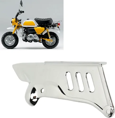 Vista 9 de Cubierta protectora de cadena, cubierta protectora de cadena de plástico cromado para bicicleta de mono Z50 Z50A Z50R Z50J