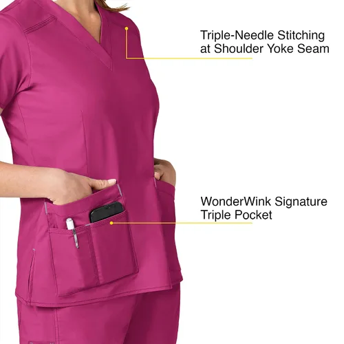 Vista 3 de WonderWink Wonderflex Verity - Camiseta de tirantes para mujer