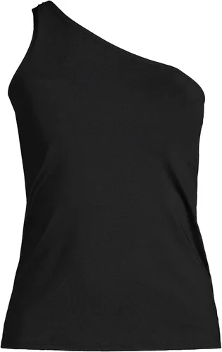 Vista 5 de Lands' End Traje de baño tankini de un hombro resistente al cloro para mujer