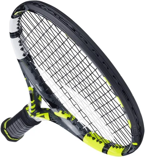 Vista 4 de Babolat Pure Aero 98 Raqueta de tenis encordada con 16g Syn Gut a tensión media
