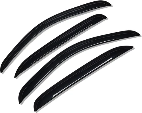 Vista 3 de Lightronic Visera de ventana de ventilación automática de montaje exterior extraduradera, se adapta a Chevrolet Tahoe y GMC Yukon 2007-2014