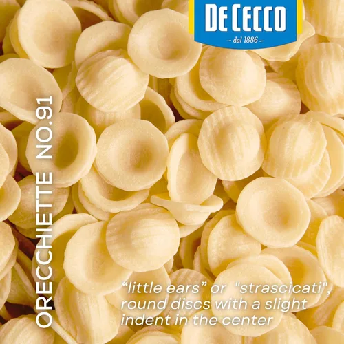 Vista 3 de De Cecco Pasta de sémola, Orecchiette No.91, 1 libra (paquete de 12)