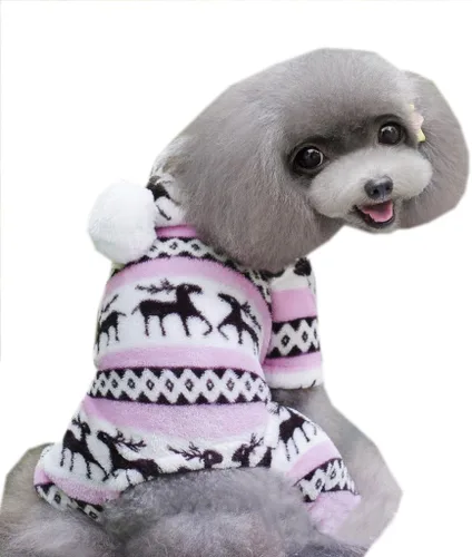 Vista 7 de enterito suave casual para perro, abrigo para perro con capucha chamarra cómoda para perros, ropa para perro, Azul