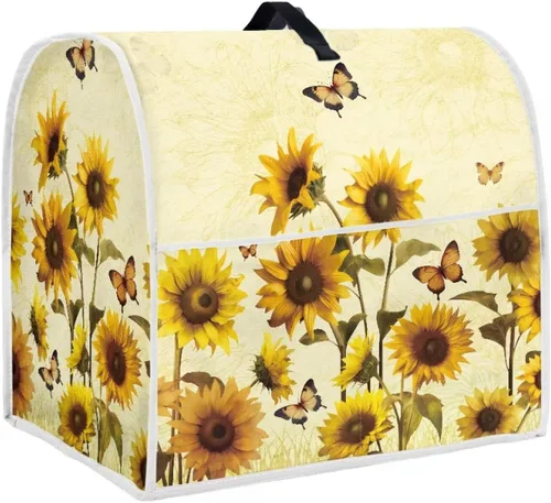 Vista 20 de Funda para batidora de pie de libélula bohemia compatible con mezclador de cocina de 4.5 a 5 cuartos de galón, a prueba de polvo, cubierta