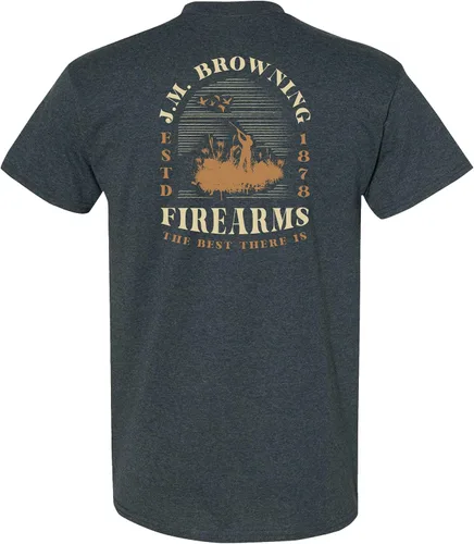 Vista 2 de Browning Men's Buckmark Graphic T-Shirt, Hunting & Outdoors Short Sleeve