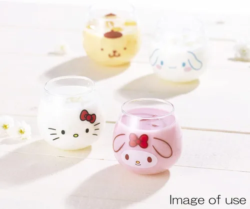 Vista 4 de Sanrio 501131 Hello Kitty - Vaso tambaleante, 11.8 fl oz (10.8 fl oz), cara