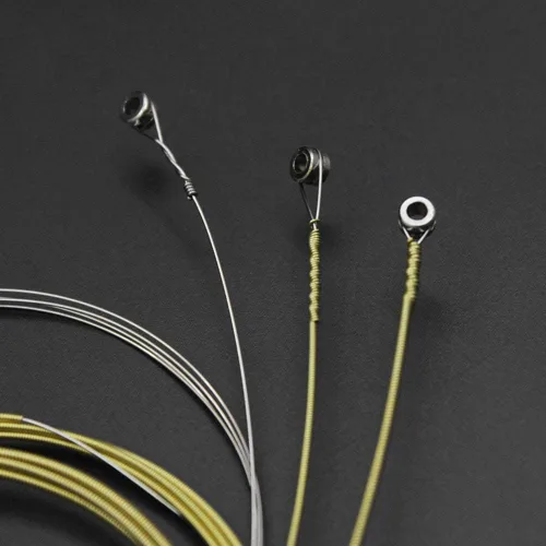 Vista 7 de Cuerda de guitarra de metal de 6 piezas para guitarras clásicas folclóricas instrumento musical pieza de accesorio