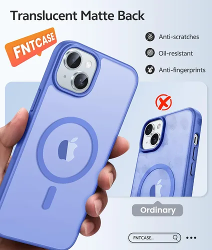 Vista 296 de FNTCASE Funda para Motorola Moto G-Stylus-5G-2025: Funda magnética translúcida mate a prueba de golpes para Moto G Stylus 2026, funda protectora