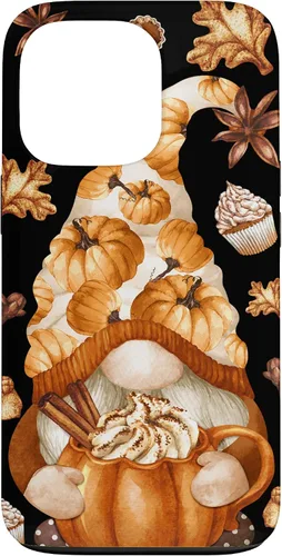 Vista 10 de Cute Fall Yall Pattern Thanksgiving Gnome Love Pumpkin Spice Case for iPhone 17