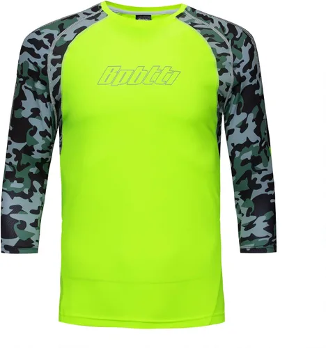 Vista 2 de bpbtti Camiseta de ciclismo de montaña para hombre, manga 34, Downhill MTB, ajuste holgado, camiseta de ciclismo UPF UPF50+, Gris