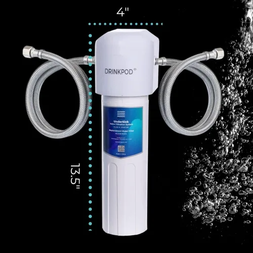 Vista 7 de Sistema de agua para debajo del fregadero, flujo de alta velocidad, capacidad de 20,000 galones, para hogares debajo del fregadero, oficinas