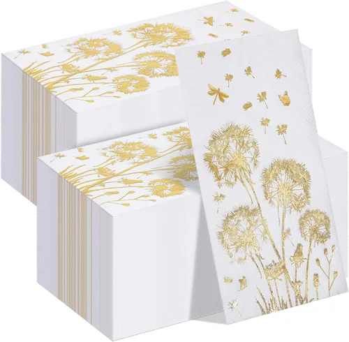 Vista 7 de Pasimy 100 toallas de mano desechables para baño, toalla de papel de diente