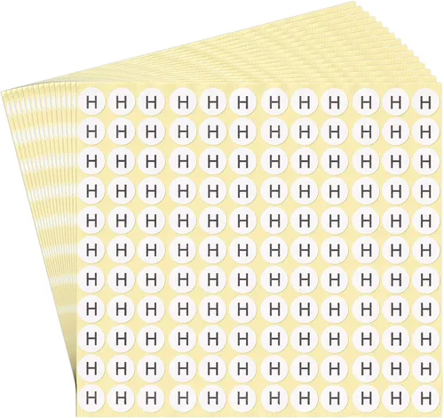 Vista 21 de dealzEpic - Etiquetas adhesivas de papel en blanco writable - 13x38mm