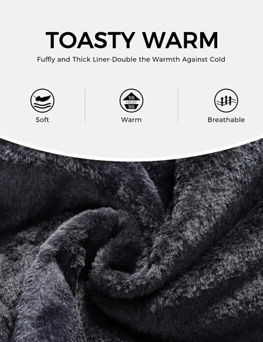 Vista 7 de Wantdo Chaqueta de esquí impermeable para niña, abrigo de invierno cálido con capucha de piel sintética