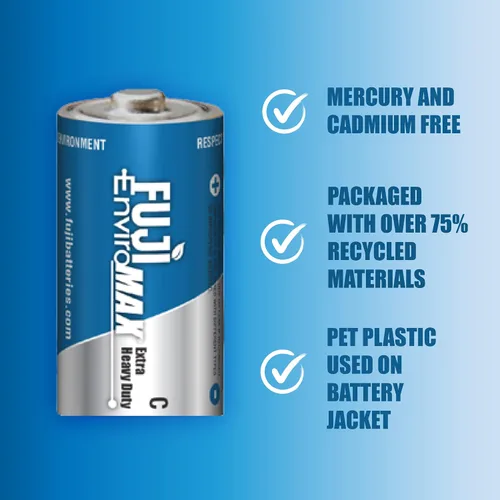 Vista 3 de 3200BP2 EnviroMax C Baterías extra resistentes, 2 unidades, azul, estándar