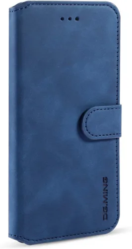 Vista 9 de UEEBAI Funda de cuero PU para iPhone 6 6S, Vintage Retro Premium Wallet Flip Cover TPU Inner Shell [ranuras para tarjetas] [Cierre magnético]