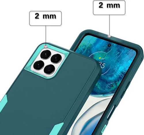 Vista 2 de Asuwish Funda para teléfono Boost Mobile Celero 5G Plus de 7 pulgadas 2023 con cubierta protectora de pantalla de vidrio templado y accesorios