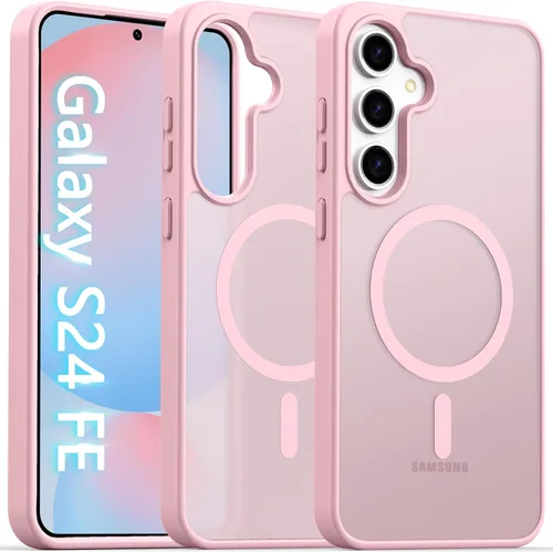 Vista 79 de Oterkin Funda magnética para Samsung Galaxy A17 mate, funda de teléfono A17 compatible con MagSafe esmerilada, translúcida, a prueba de golpes Negro