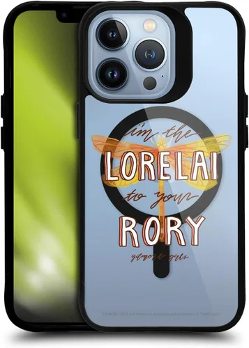 Vista 209 de Head Case Designs Gilmore - Funda negra a prueba de golpes con diseño de dibujos animados para niñas con licencia