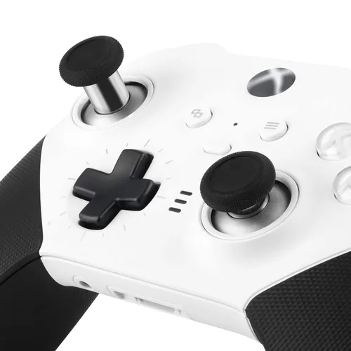 Vista 4 de Palillos de repuesto de metal para Xbox Elite Controller Series 2 Core, el paquete de componentes incluye 4 joysticks magnéticos intercambiables, 4