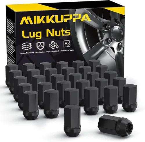 Vista 31 de MIKKUPPA 9/16-18 Tuercas de rueda OEM, reemplazo para tuercas de rueda Dodge Dakota 2005-2010, Durango 2004-2009, ruedas de fábrica Ram 1500