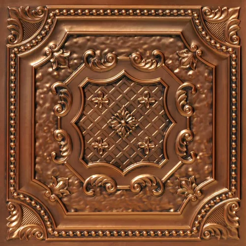 Vista 20 de DCT04 Elizabelthan Shield - Azulejo de techo de PVC de 2 x 2 pies (cubiertas / 200 pies cuadrados), gris pardo antiguo, 50 piezas Antique taupe