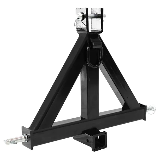 Vista 2 de Enganche tripuntal de 2 pulgadas de alta resistencia para tractores, categoría 1. Negro Resistente