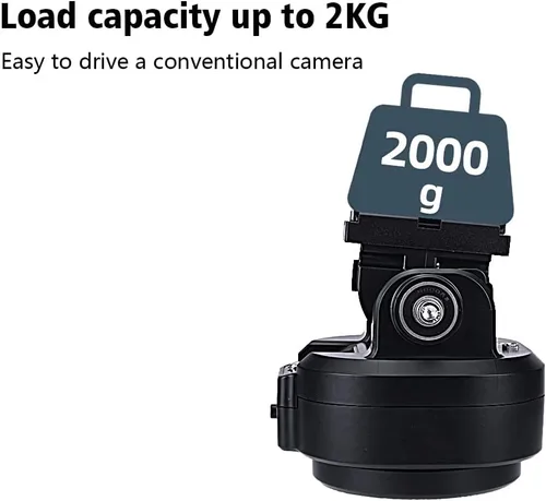 Vista 18 de YT-1000 Cabezal panorámico con control remoto, cabezal panorámico giratorio motorizado automático para teléfonos inteligentes/cámaras réflex