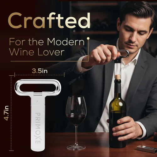 Vista 2 de Rellenos de Calcetín de Navidad para Hombres Abrebotellas de Vino Ah So de Dos Puntas y Abrebotellas Sacacorchos Profesional de Acero Inoxidable