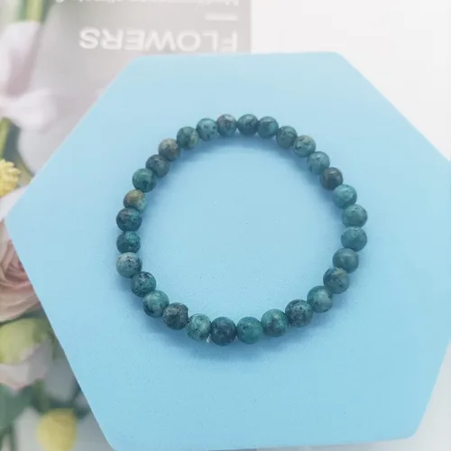 Vista 6 de SONNYX 3 Pcs 6mm Gorgeous Semi-Precious Gemstones Round Beads Energy Power Crystal Reiki Healing Elastic Stretch Bracelet for Women Men Fashion