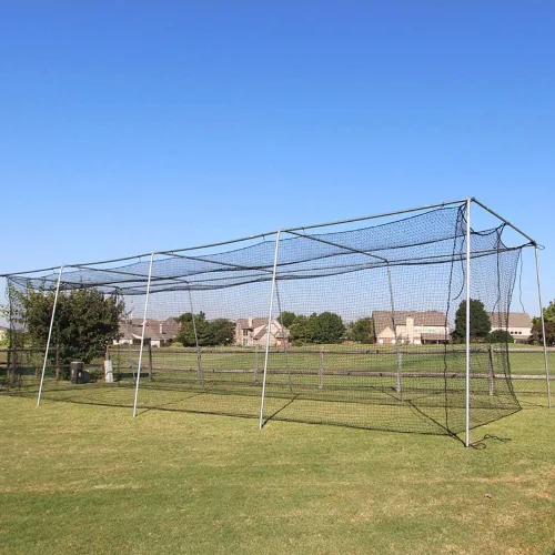 Vista 2 de Cimarron Sports Red de goma torcida extra resistente, para entrenamiento de béisbol/softbol, 30 x 12 x 10 pies