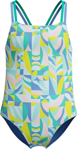 Vista 16 de Speedo Traje de baño de una pieza para niña con tiras finas Azul (Blue Print)